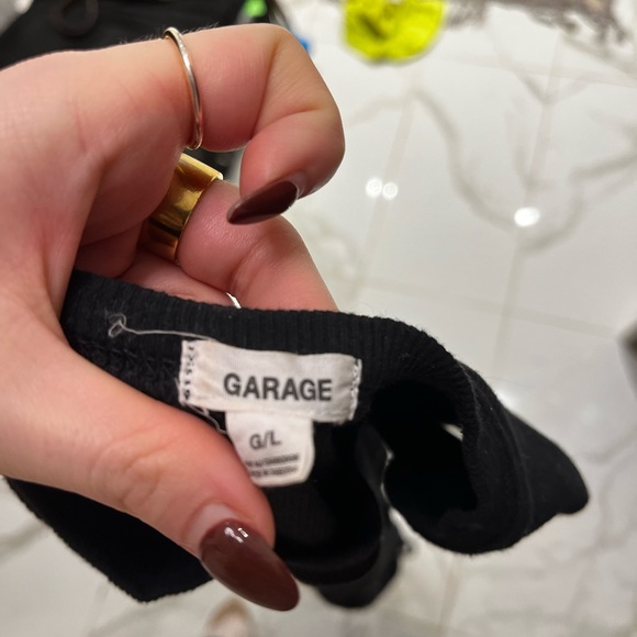 Black string stress with side ties - Picture 3 of 3